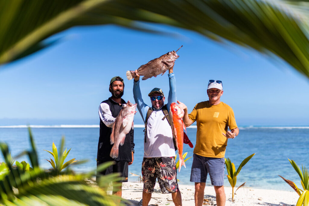 Fishing on Namotu Island